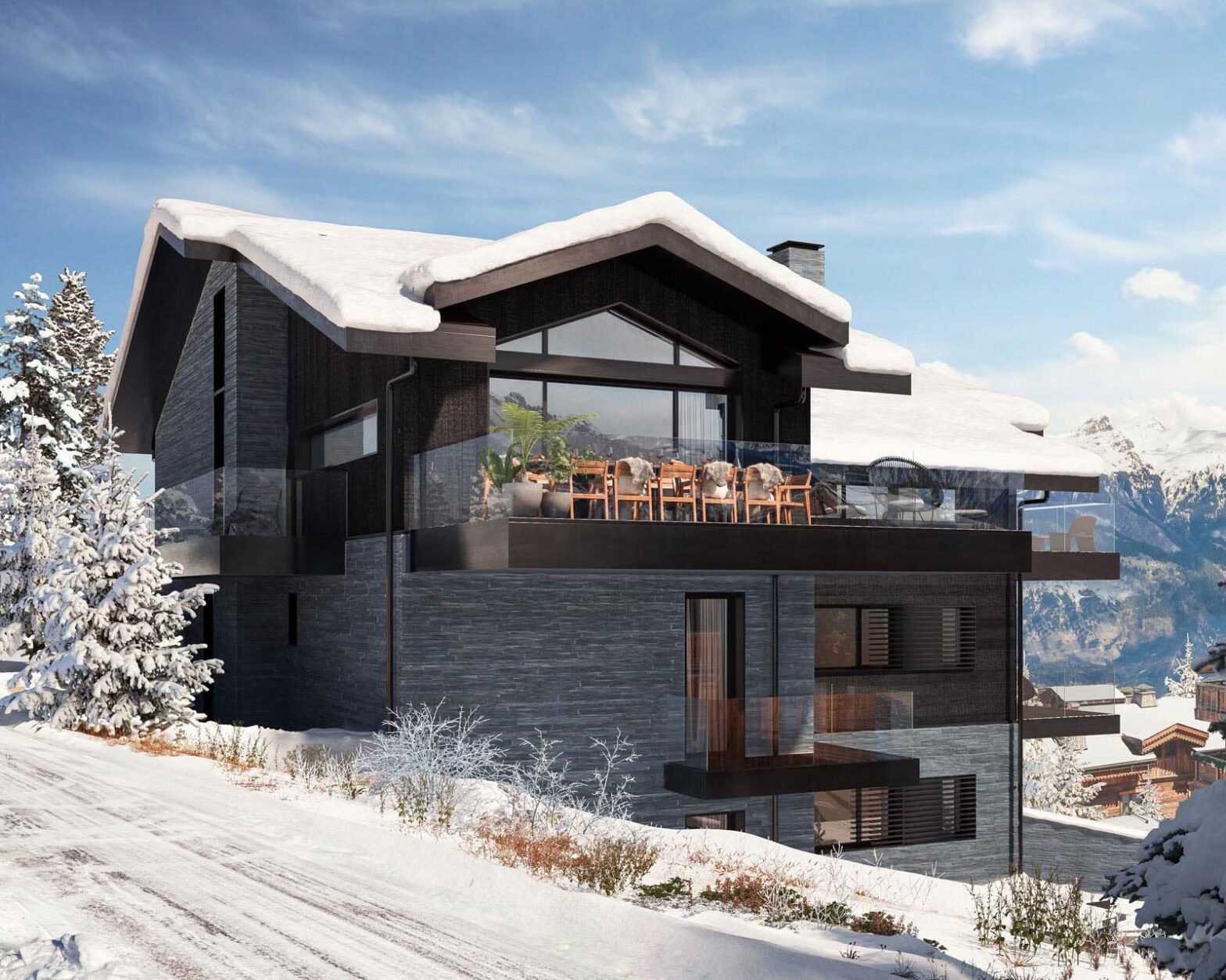 Chalet Black Lodge – luxury chalet rental in Courchevel 1850